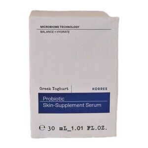 KORRES Greek Yoghurt Re-Balancing Skin-Supplement Serum 30 ml BNIB